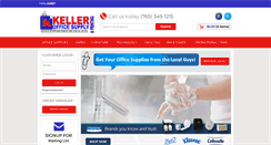 Desktop Screenshot of kellerofficesupply.com